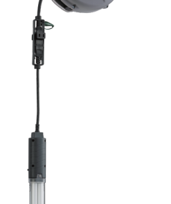 Cuộn dây điện tự rút đi kèm đèn chiếu sáng